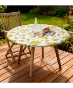 Nappe en toile cirée élastiquée