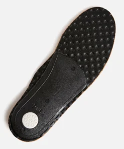 Paire de semelles de marche dessus cuir