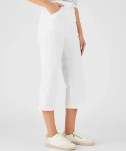 Pantacourt coton stretch