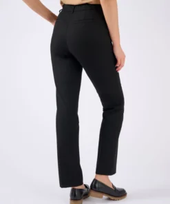 Pantalon cigarette mélange laine