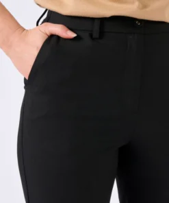Pantalon cigarette mélange laine
