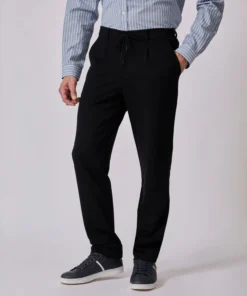 Pantalon coupe chino en maille piquée