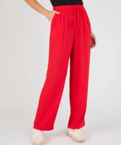 Pantalon crépon enfilable