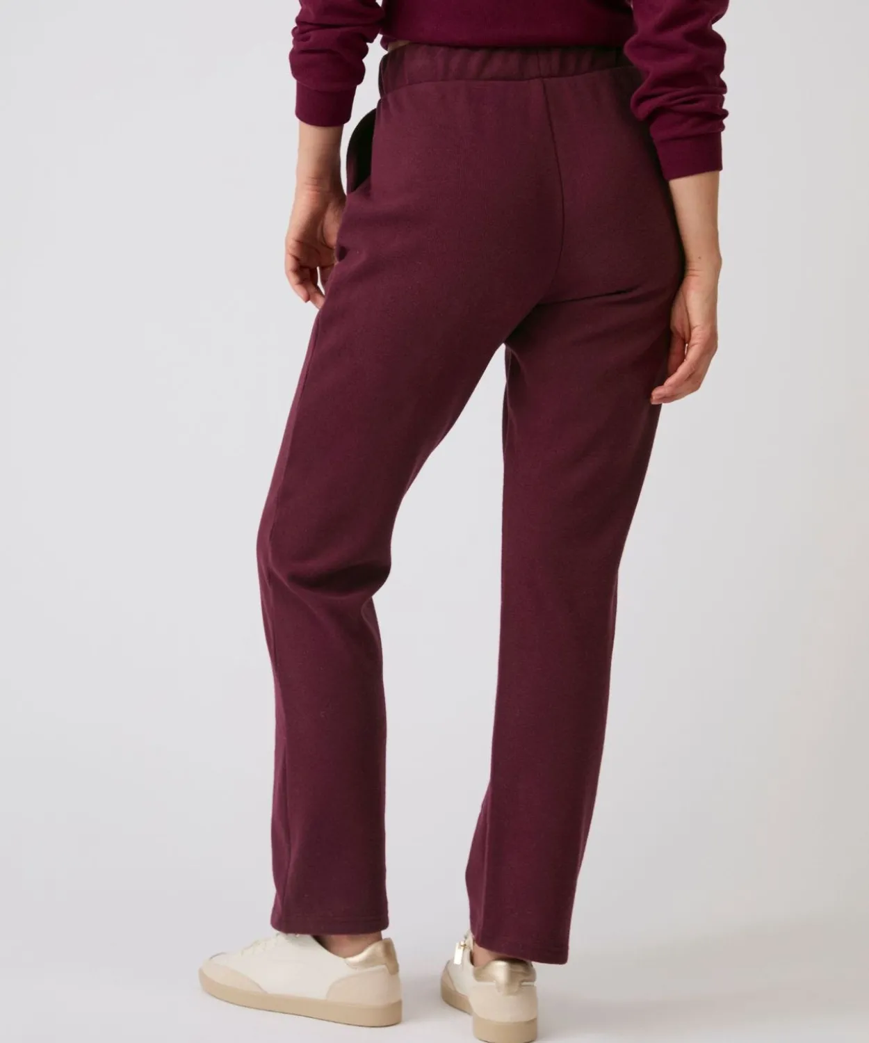 Pantalon de détente enfilable côtelé