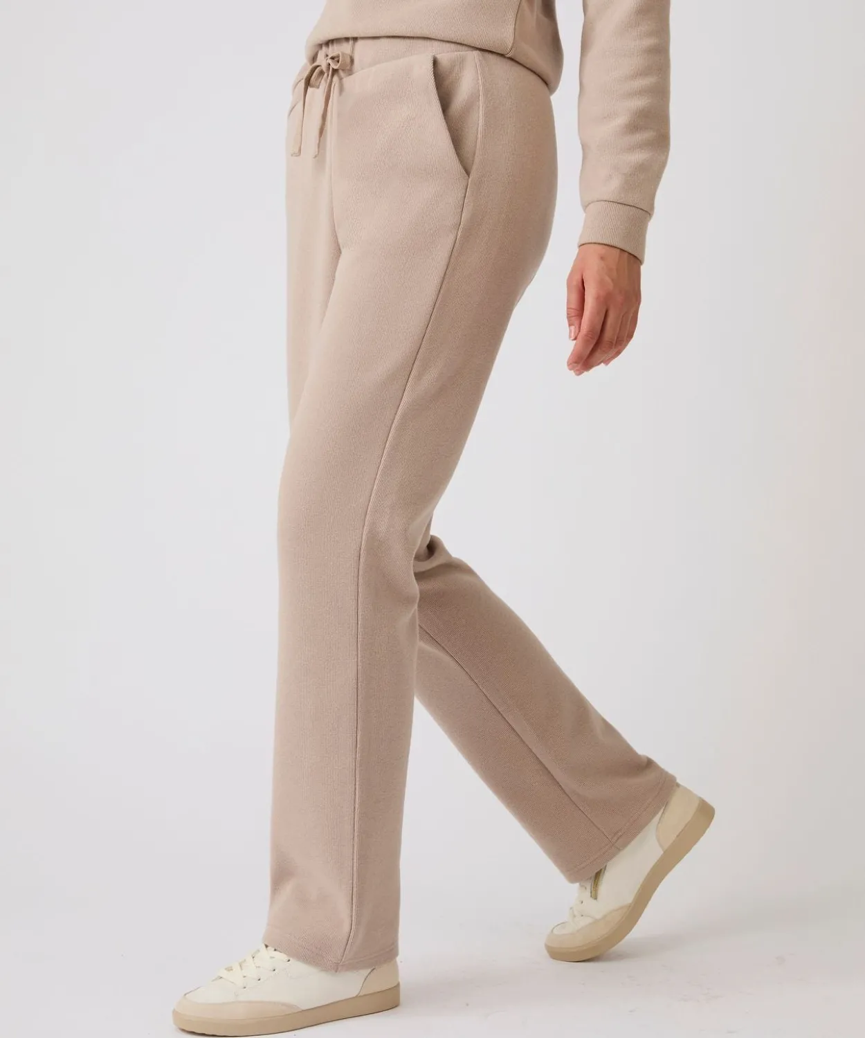 Pantalon de détente enfilable côtelé