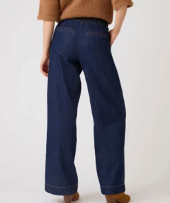 Pantalon denim ample