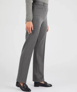 Pantalon droit classique enfilable