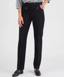 Pantalon droit classique enfilable