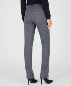Pantalon enfilable en maille jacquard émerisée