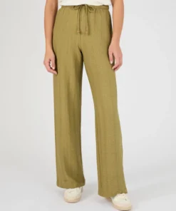 Pantalon enfilable maille jacquard effet froissé