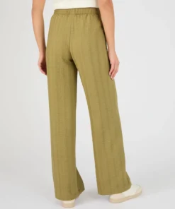 Pantalon enfilable maille jacquard effet froissé