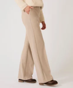 Pantalon large enfilable maille jersey