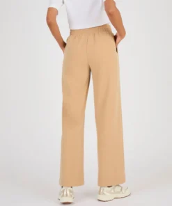 Pantalon large en maille piquée