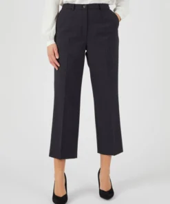 Pantalon large mélange laine bi-stretch 2 statures