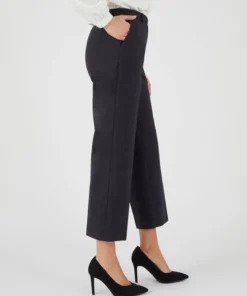 Pantalon large mélange laine bi-stretch 2 statures