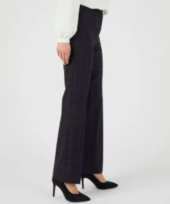 Pantalon large mélange laine bi-stretch 2 statures