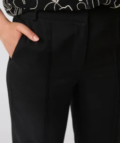 Pantalon large mélange lin