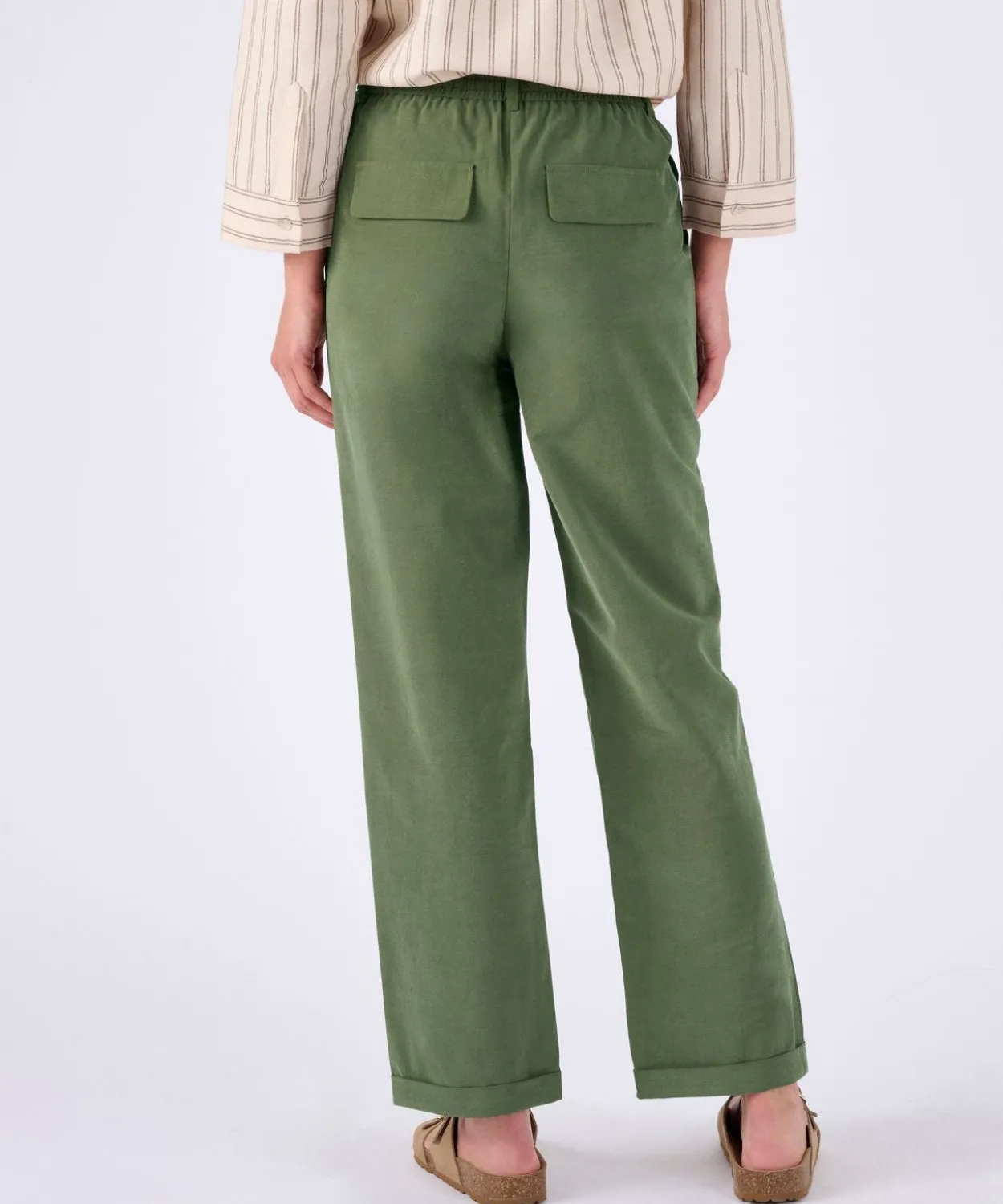 Pantalon 7/8ème enfilable poches cargo