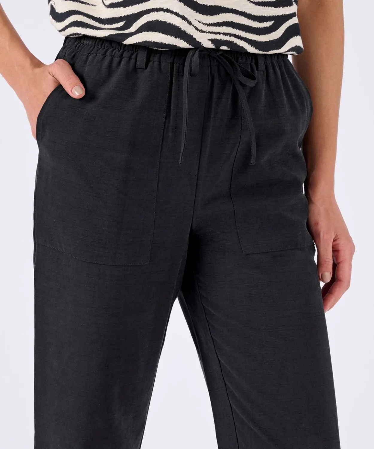 Pantalon 7/8ème enfilable poches cargo