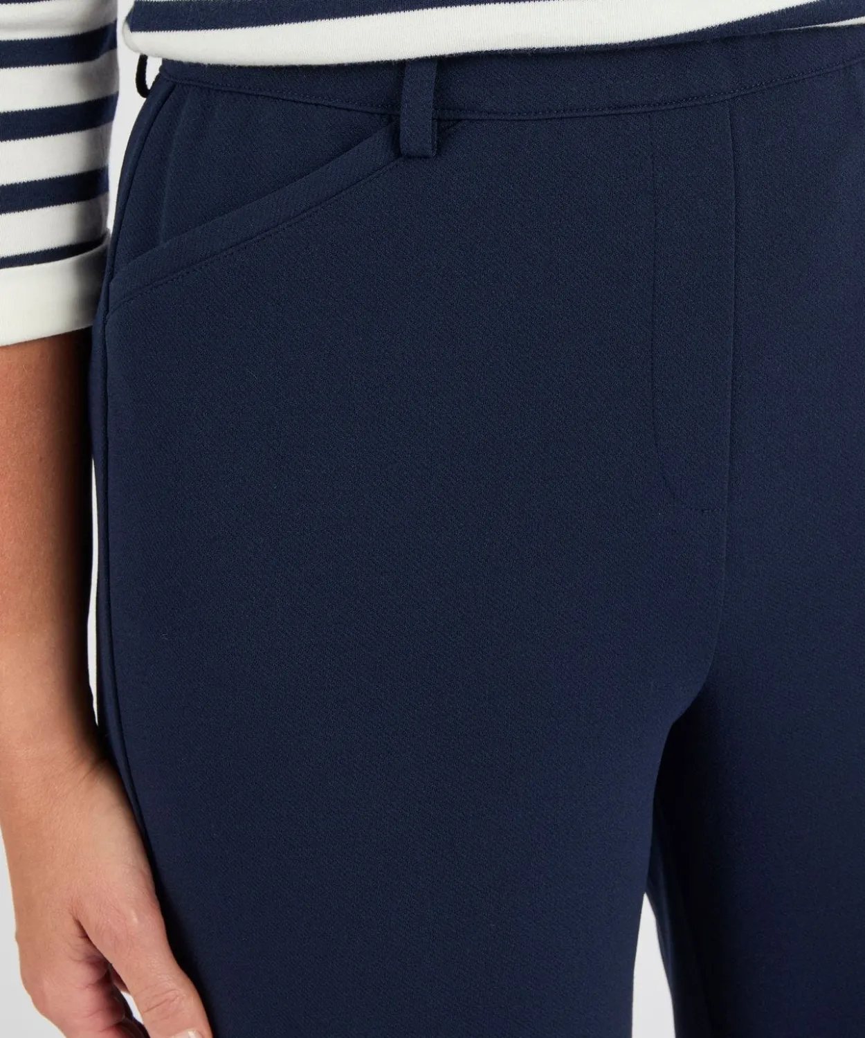 Pantalon 7/8ème maille crêpe