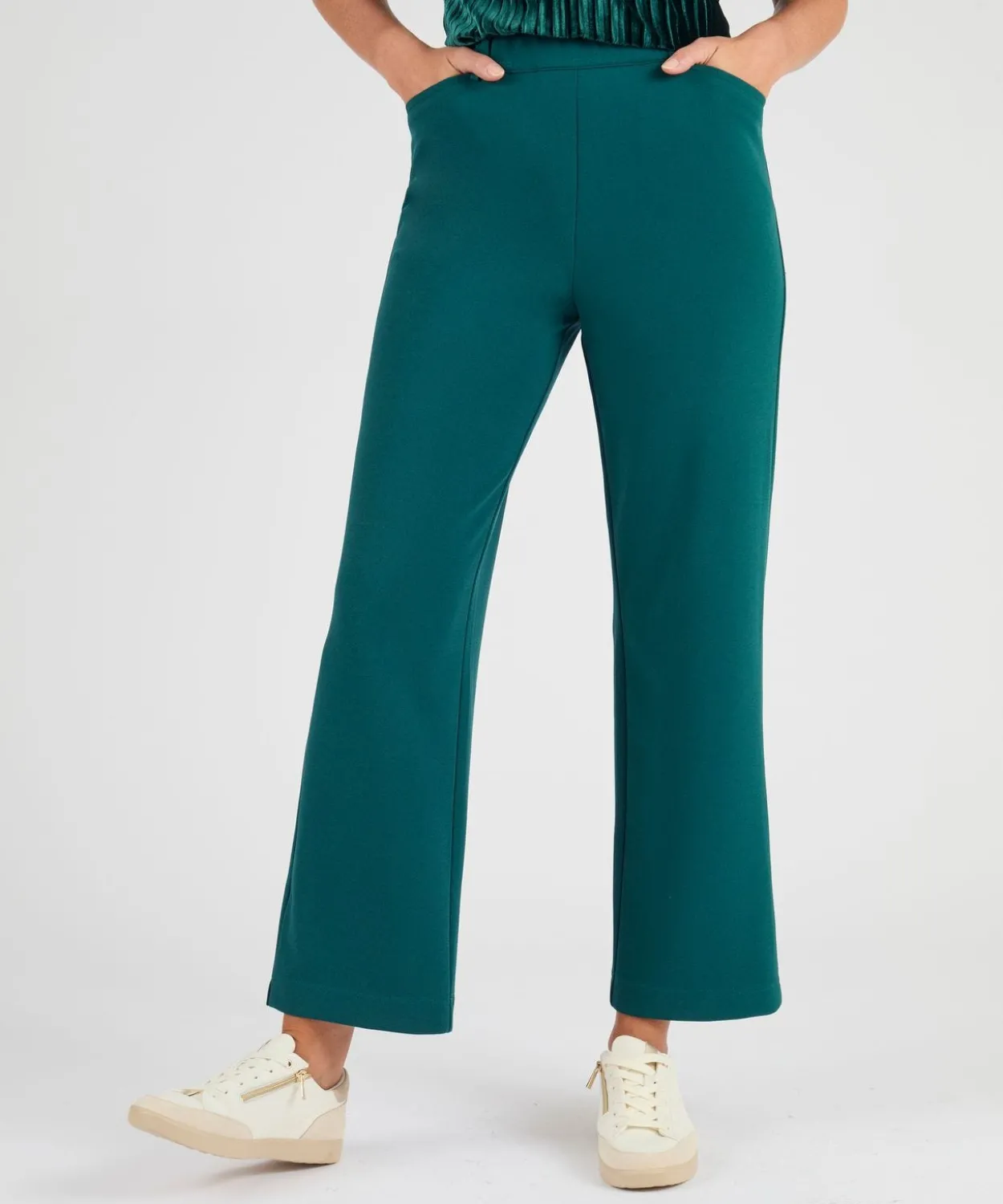 Pantalon 7/8ème maille crêpe