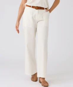 Pantalon mélange lin et coton