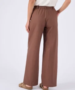 Pantalon mélange lin et coton