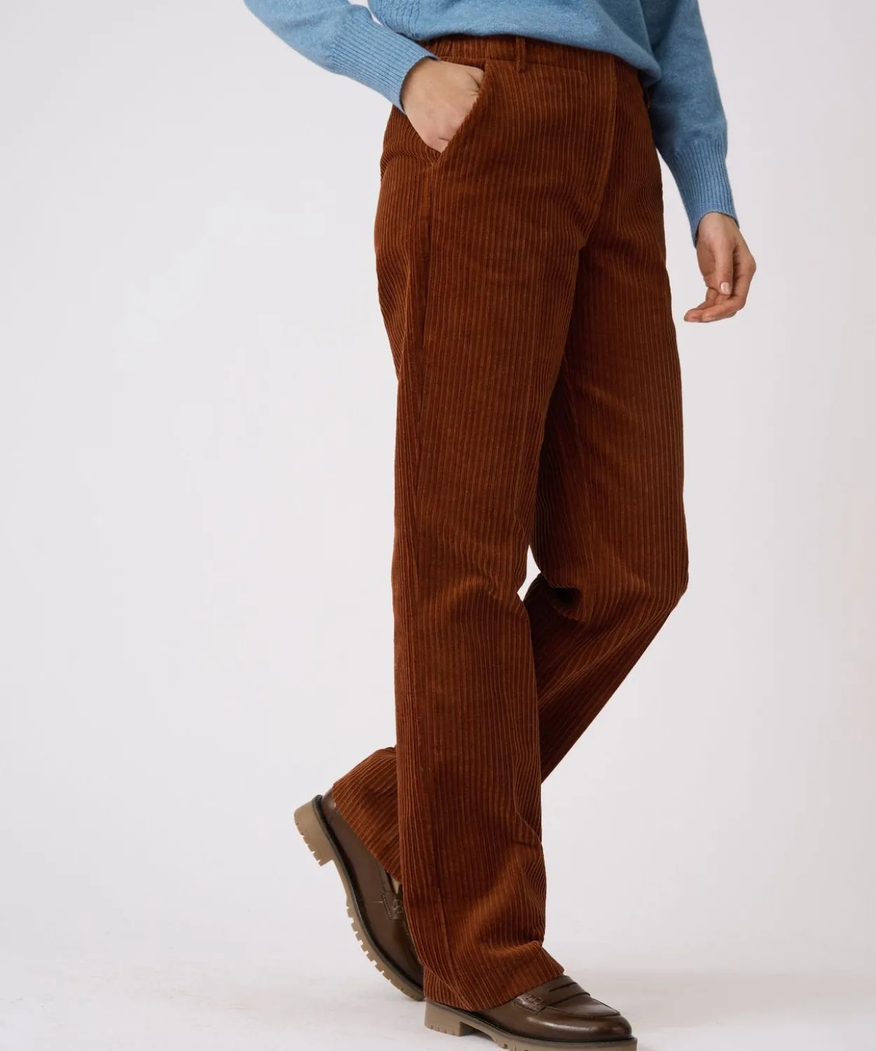 Pantalon velours grosses côtes