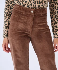 Pantalon velours large