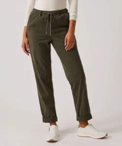 Pantalon velours milleraies enfilable