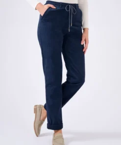 Pantalon velours milleraies enfilable