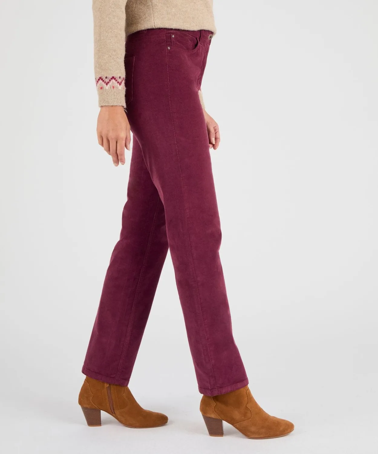 Pantalon velours milleraies Perfect Fit by Damart