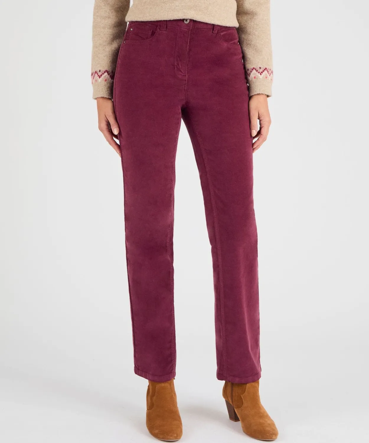 Pantalon velours milleraies Perfect Fit by Damart