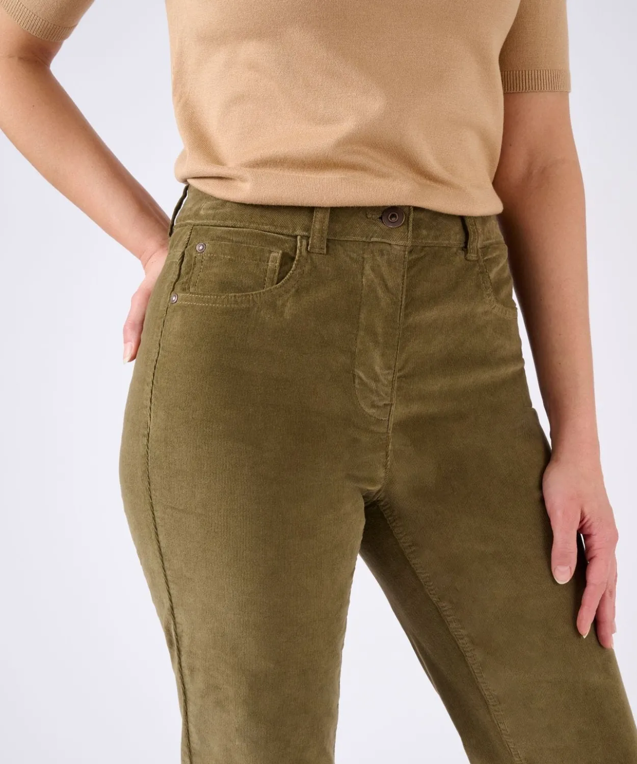 Pantalon velours milleraies Perfect Fit by Damart