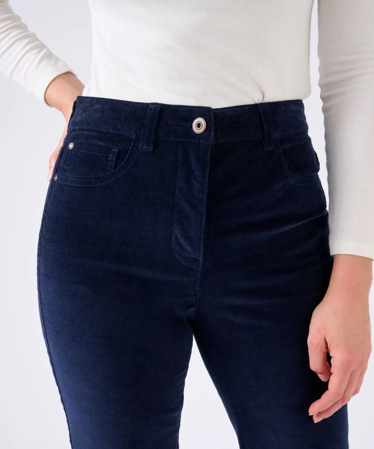Pantalon velours milleraies Perfect Fit by Damart