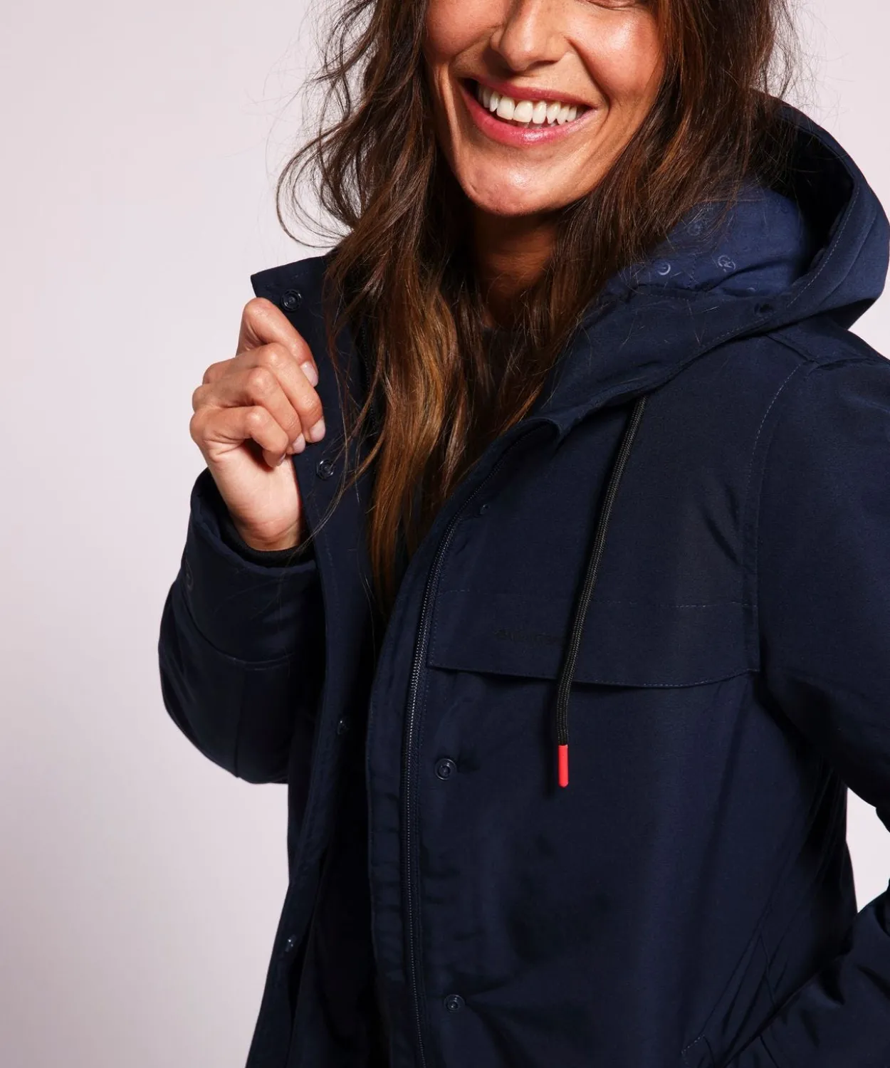 Parka à capuche déperlante Thermolactyl femme