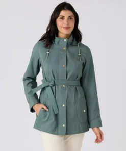 Parka légère tissu texturé satiné