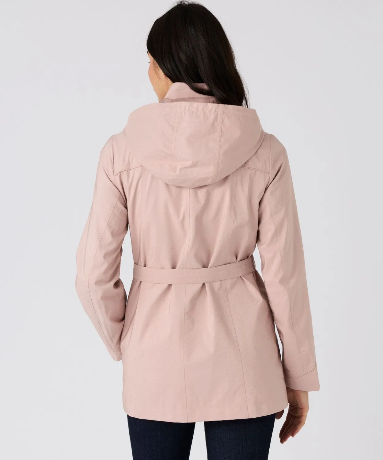 Parka légère tissu texturé satiné