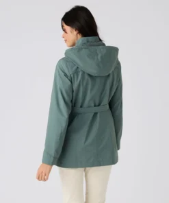 Parka légère tissu texturé satiné