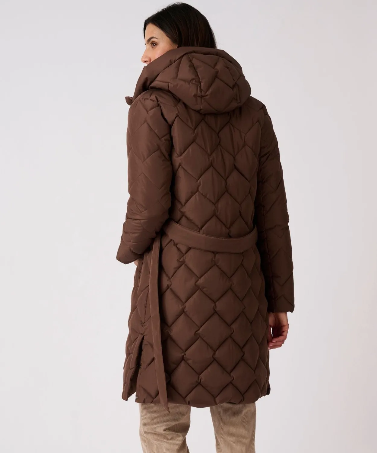 Parka longue ceinturée Thermolactyl