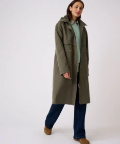 Parka longue esprit trench