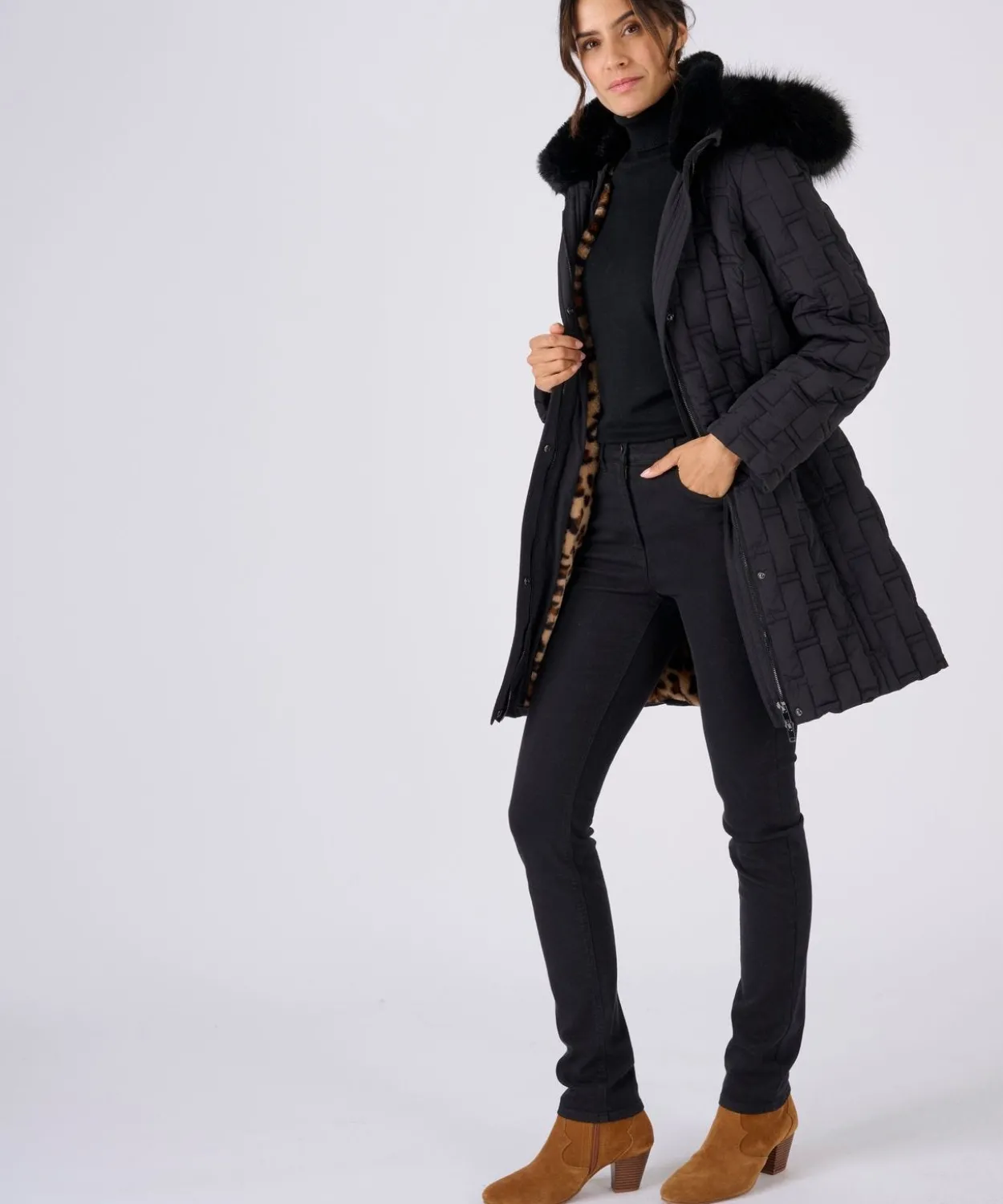Parka matelassée fantaisie