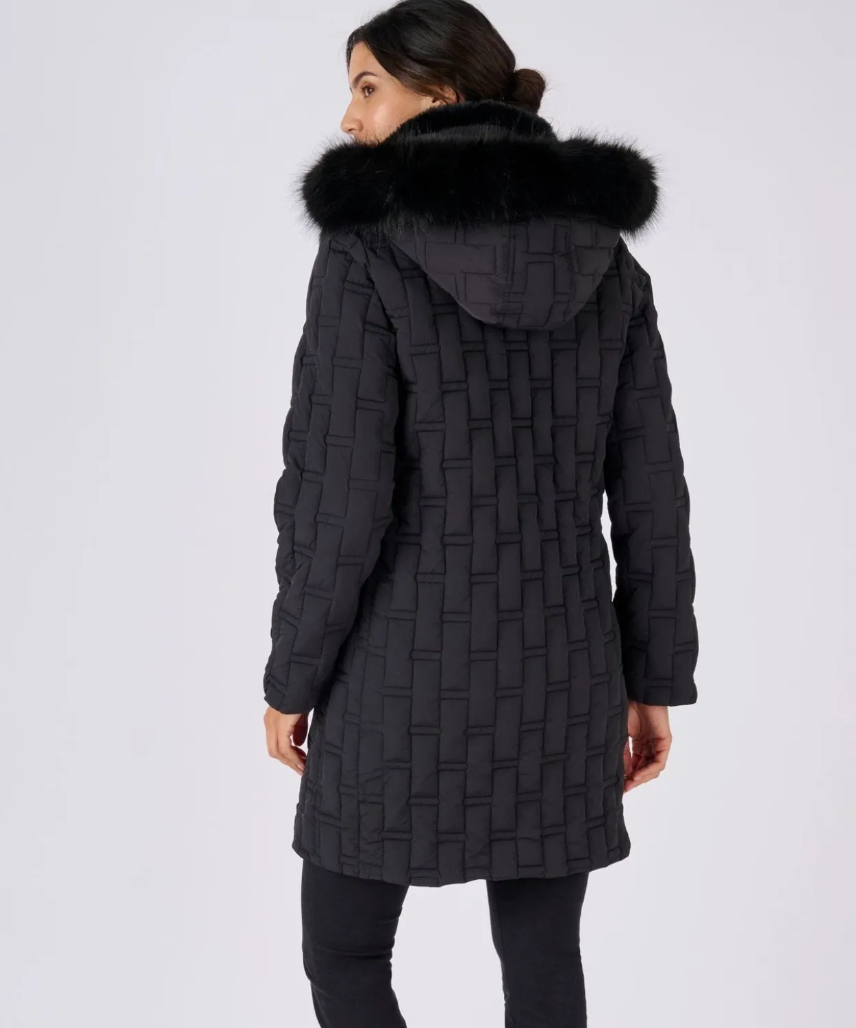 Parka matelassée fantaisie