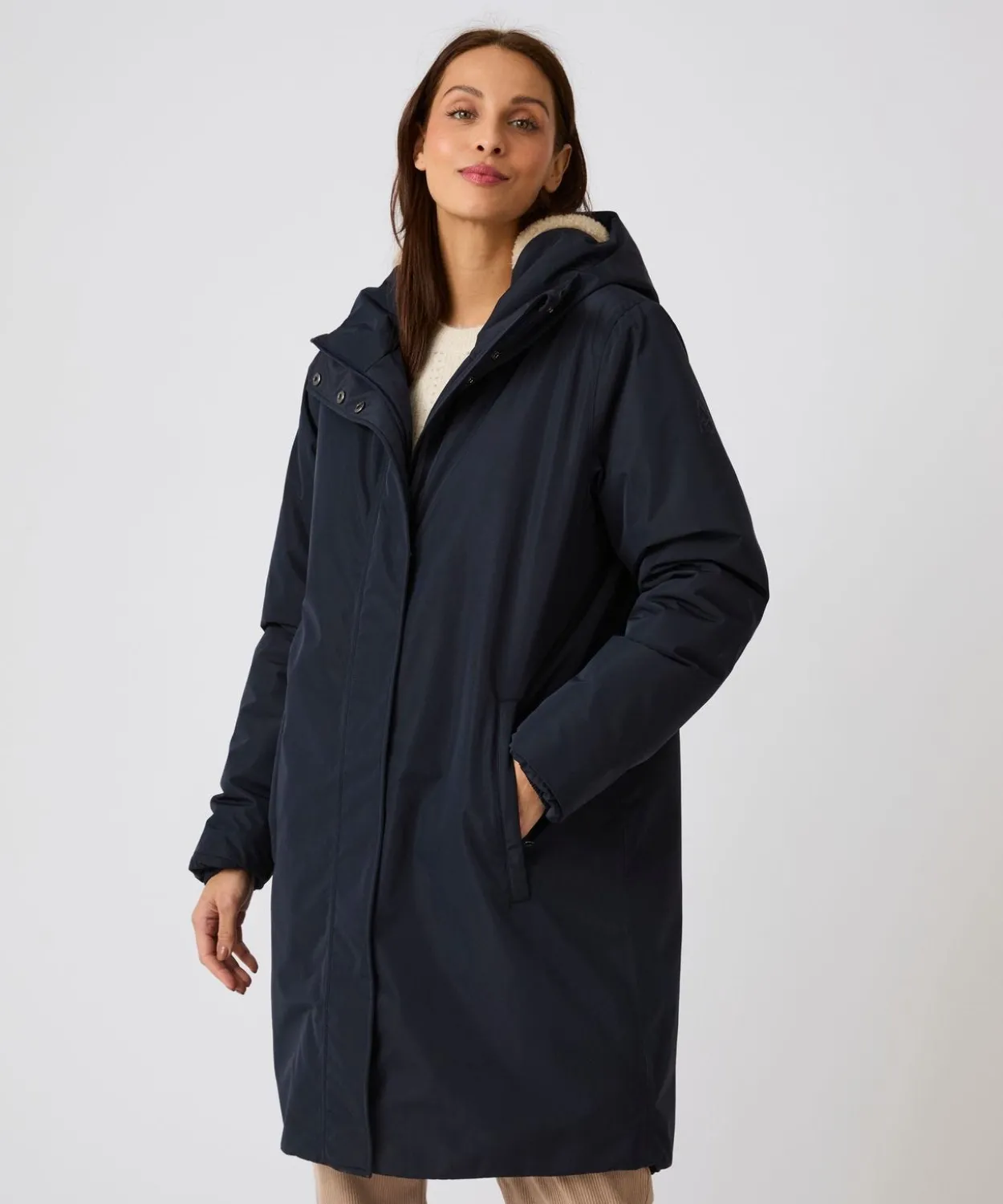 Parka Thermolactyl RainProtect by Damart, doublée maille sherpa