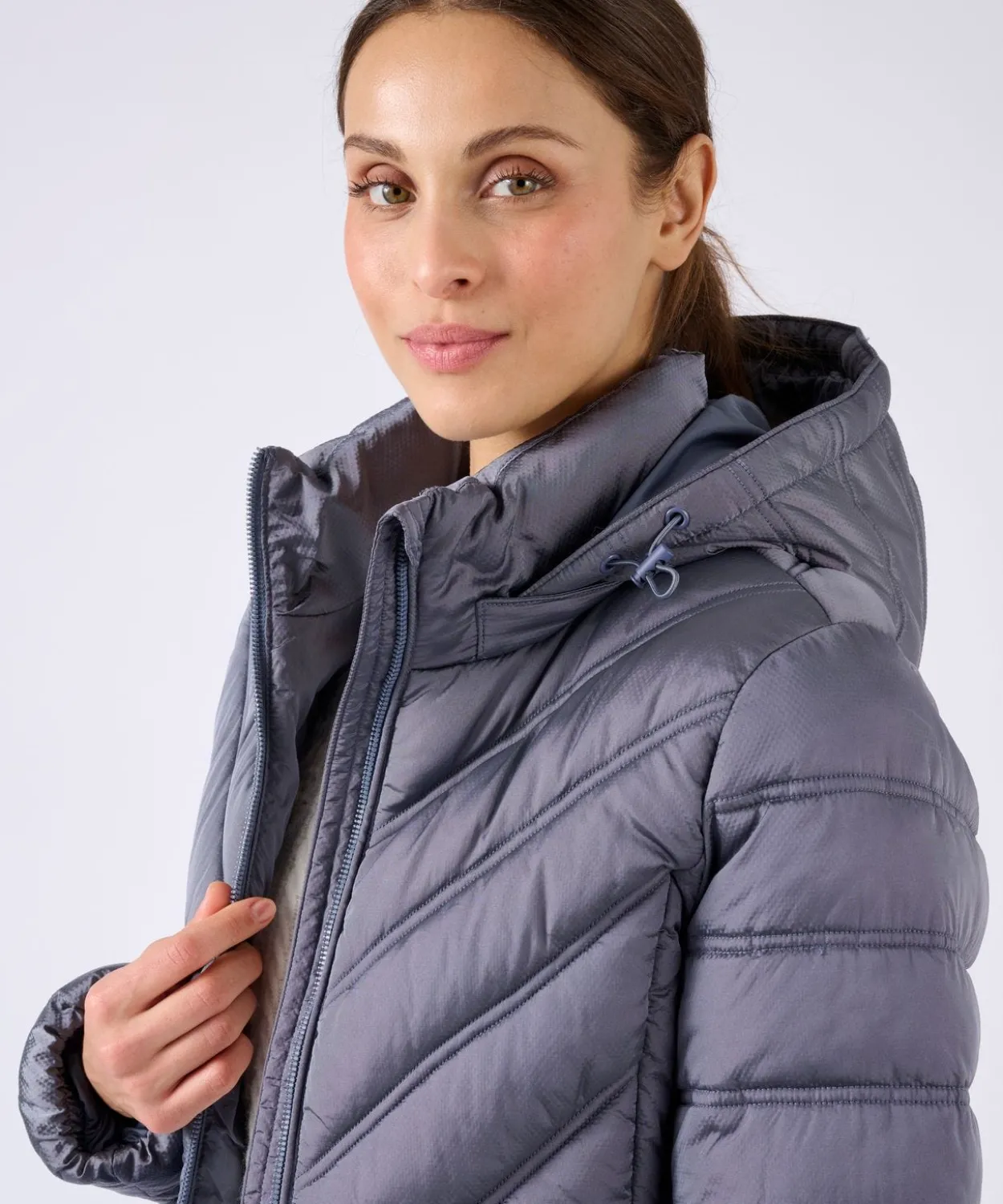 Parka tissu reliéfé Thermolactyl