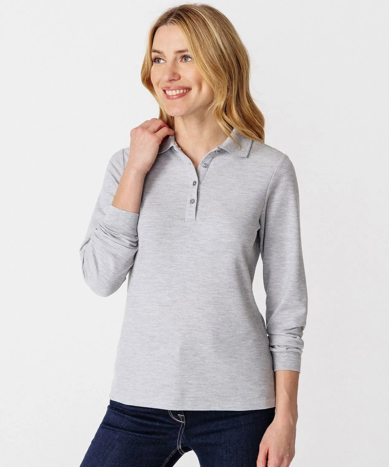 Polo maille piquée