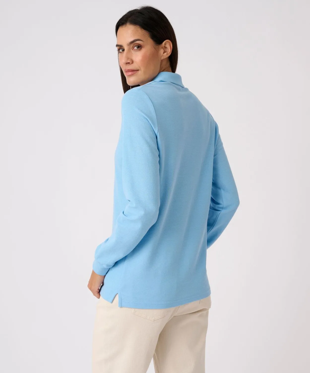 Polo maille piquée