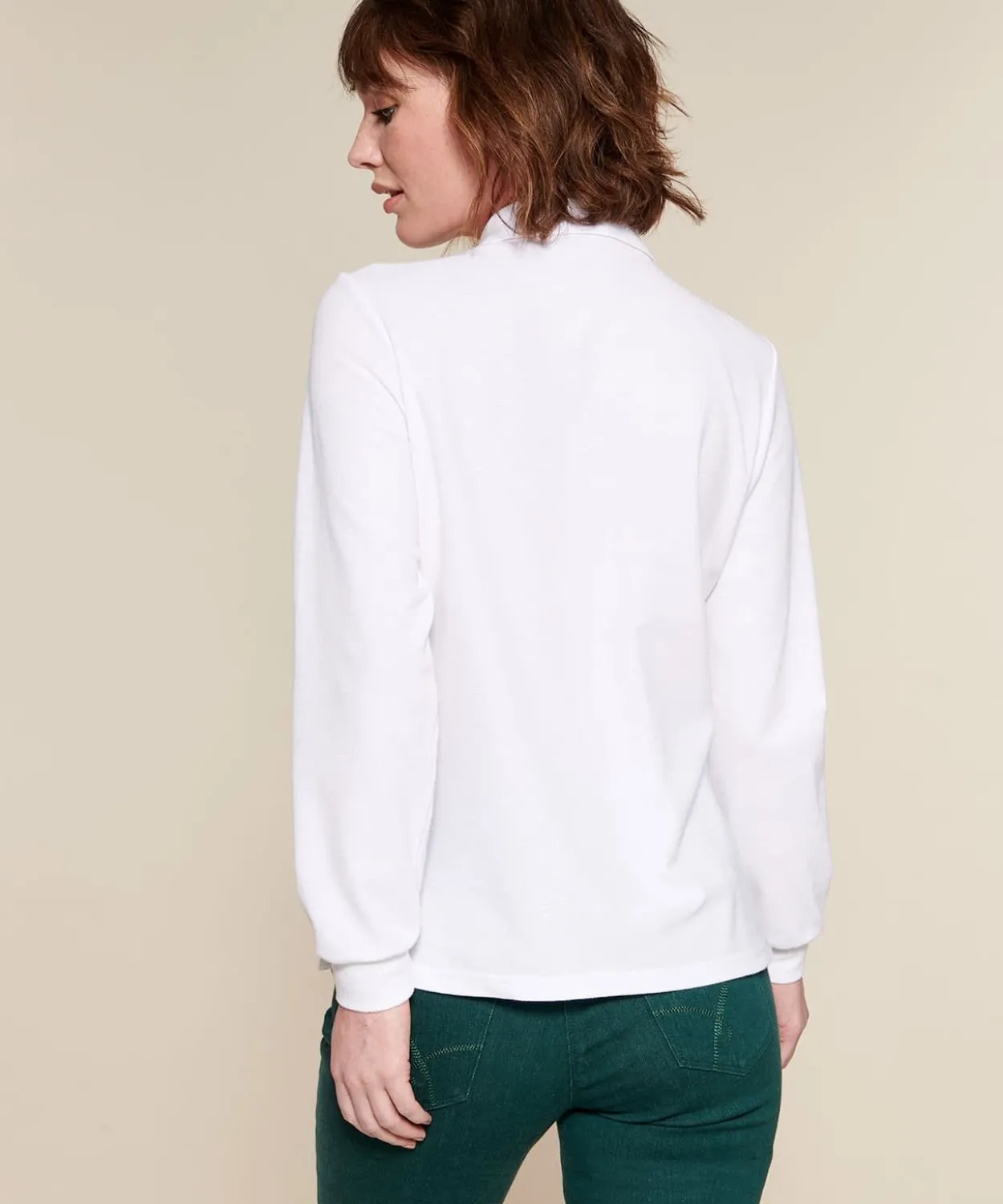 Polo maille piquée
