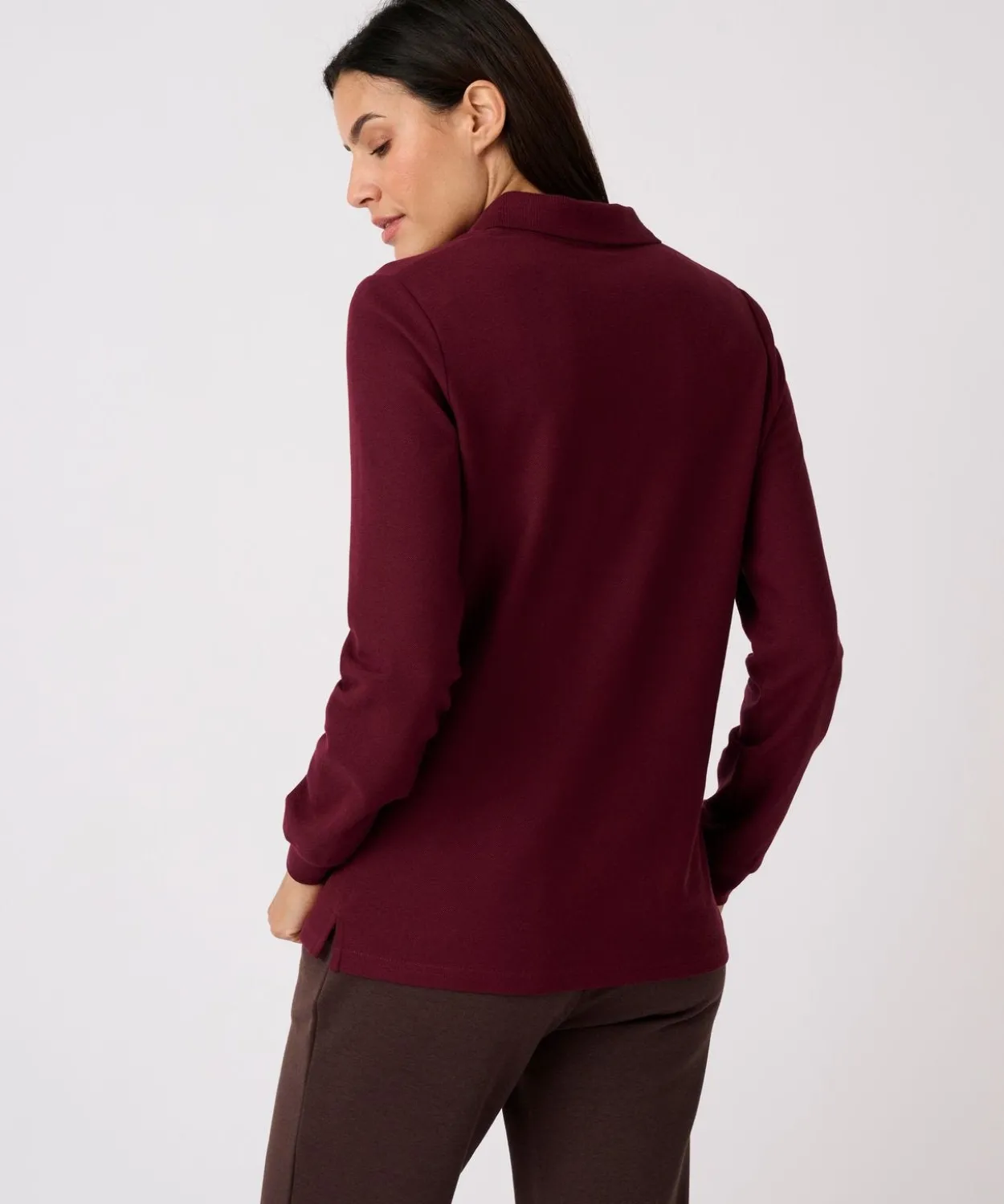 Polo maille piquée