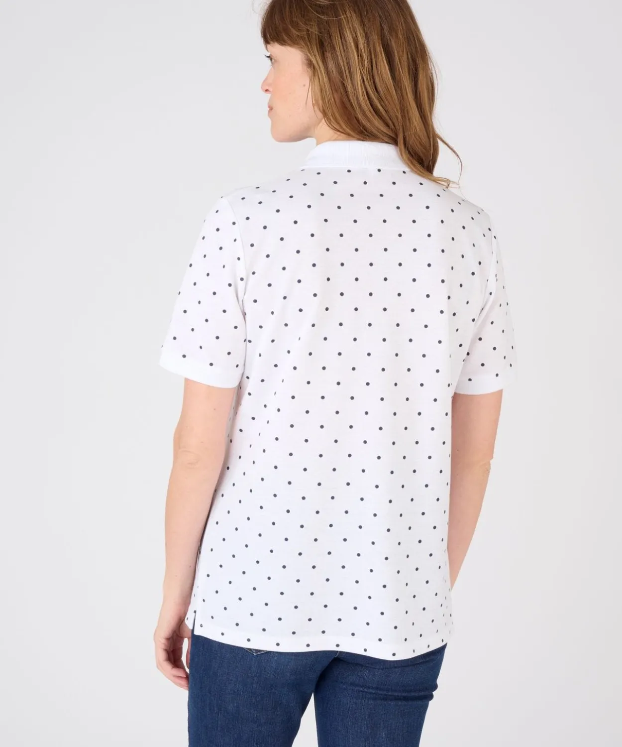 Polo maille piquée